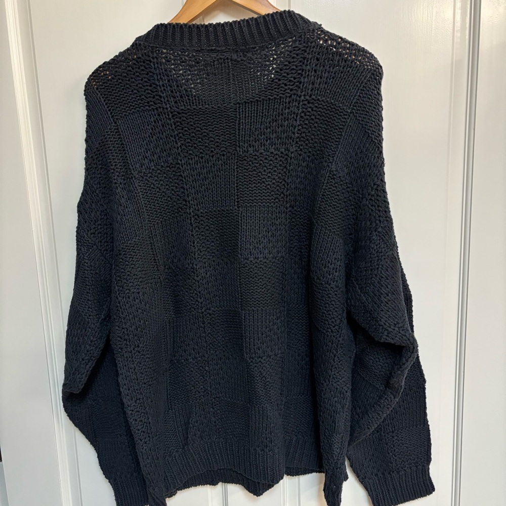 Vintage Bacharach  Black Sweater size L - Picture 2 of 4